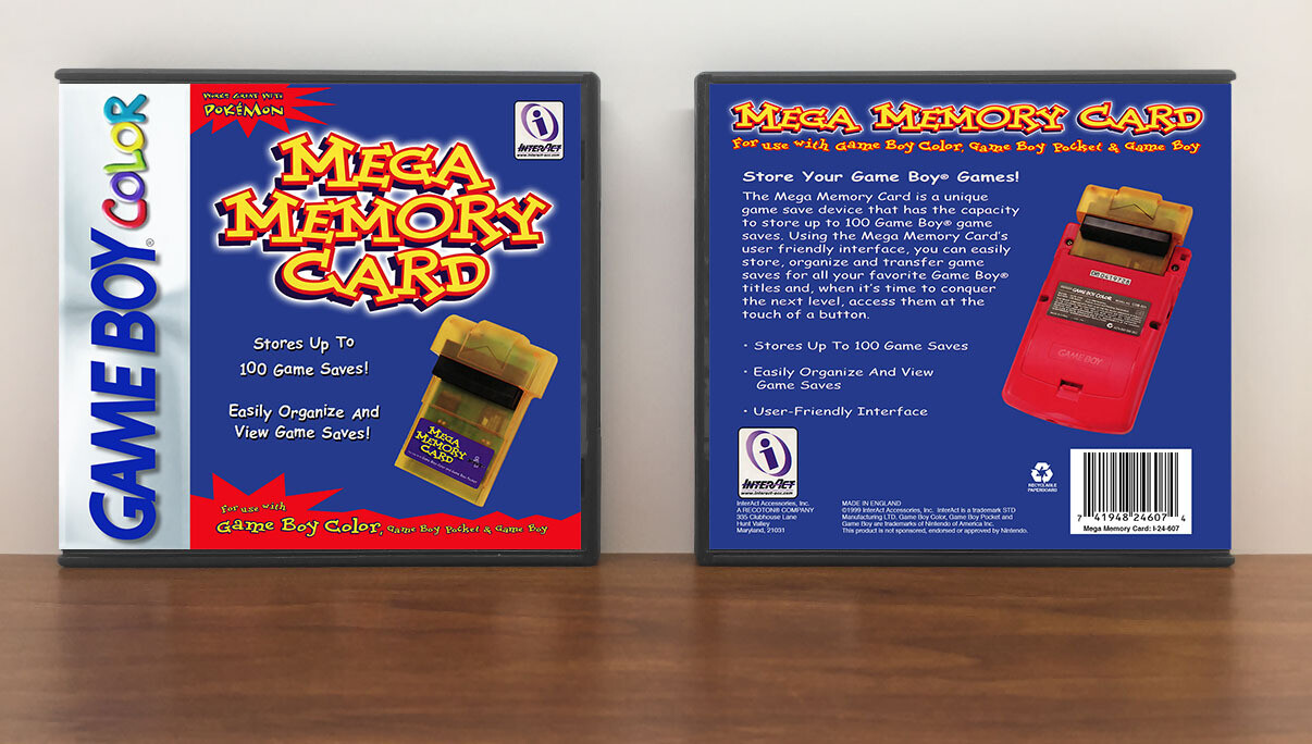 Mega Memory Card (Modded Case), Case Color: DARK GREY (OEM DS CASE COLOR), Artwork Spine Color: Chrome