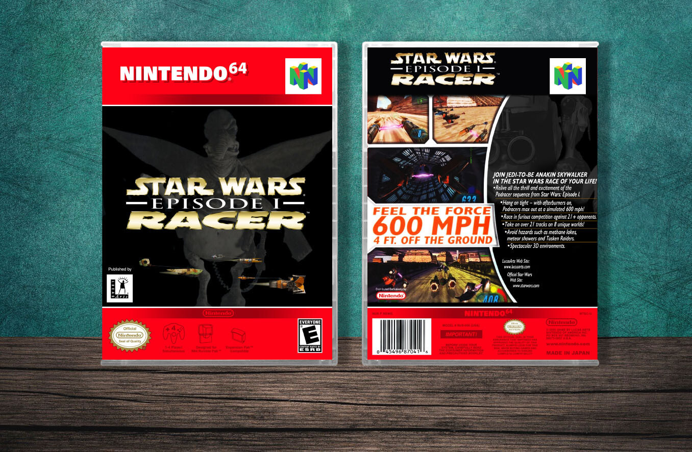 Star Wars Episode 1 Racer, Case Color: CLEAR (Transparent)