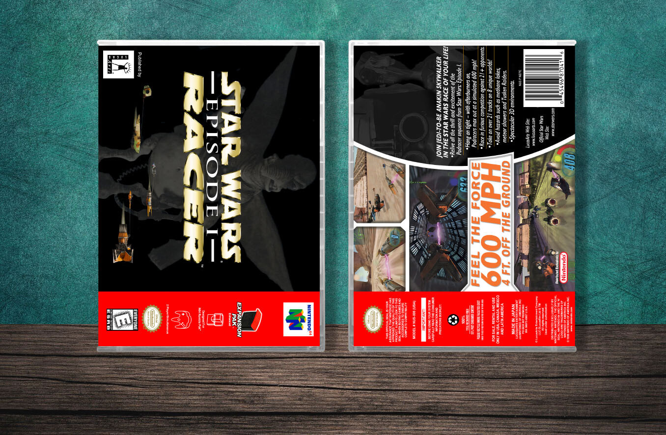 Star Wars Episode 1 Racer (Green Spine), Case Color: CLEAR (Transparent)