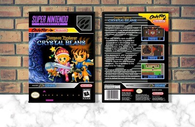 Crystal Beans Dungeon Explorer (Repro Spine), Case Color: DARK GREY (OEM DS CASE COLOR)