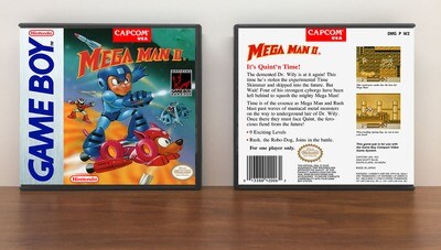 Mega Man II, Artwork Spine Color: Chrome