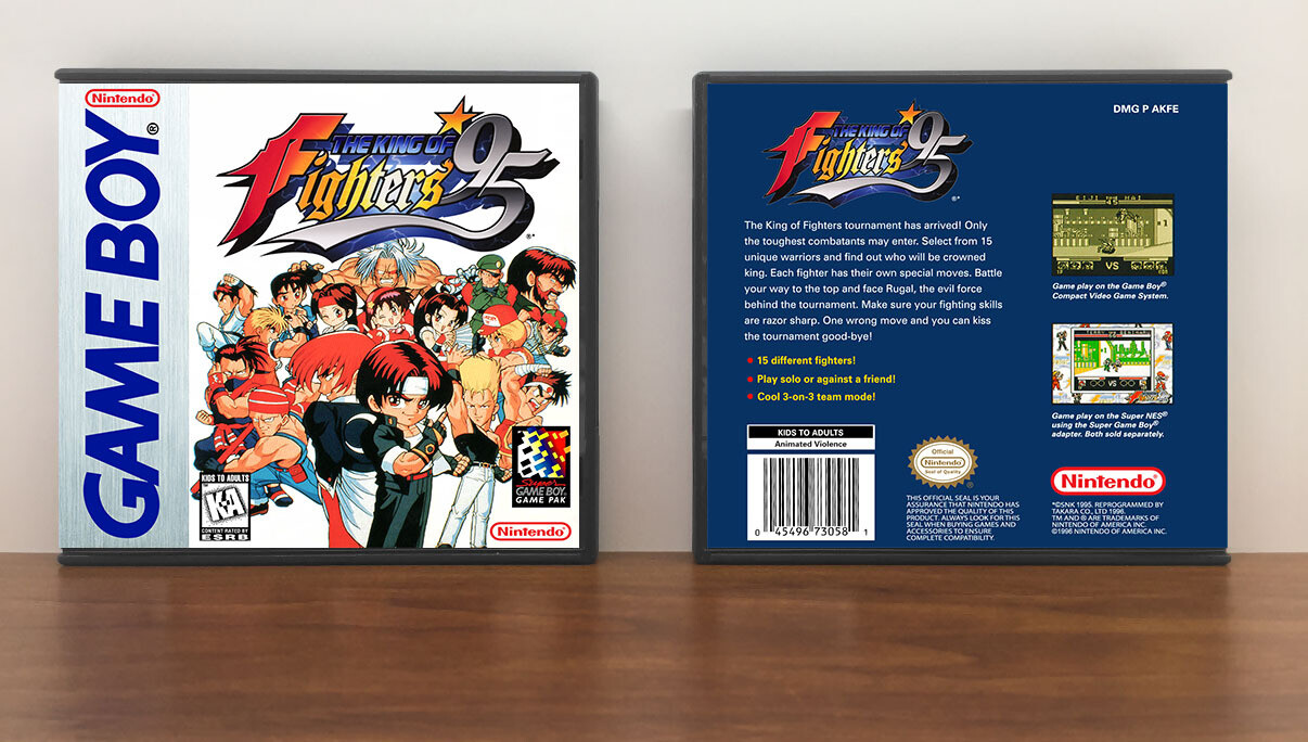 King of Fighters &#39;95, Artwork Spine Color: Chrome