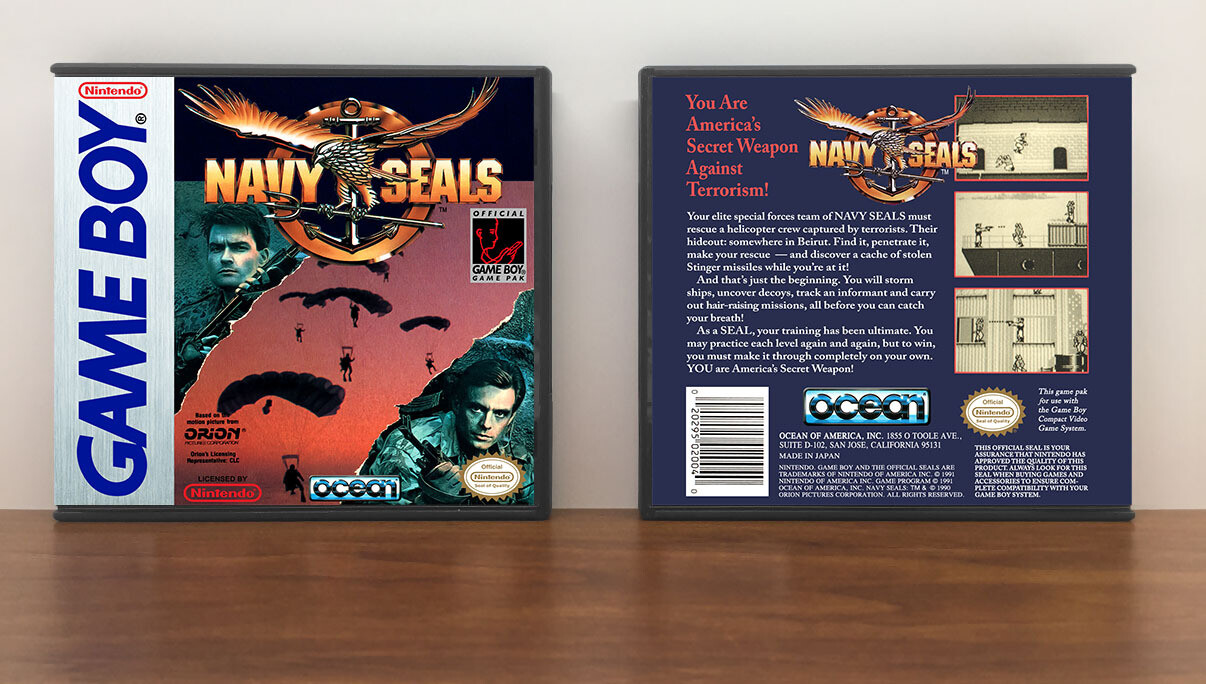 Navy Seals, Artwork Spine Color: Chrome