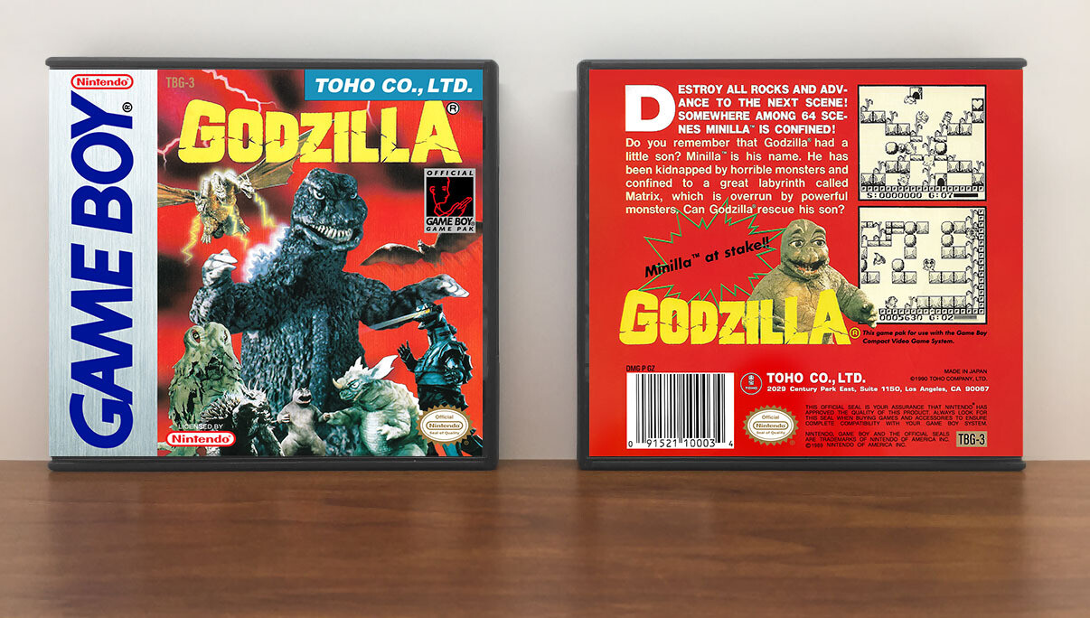 Godzilla, Artwork Spine Color: Chrome