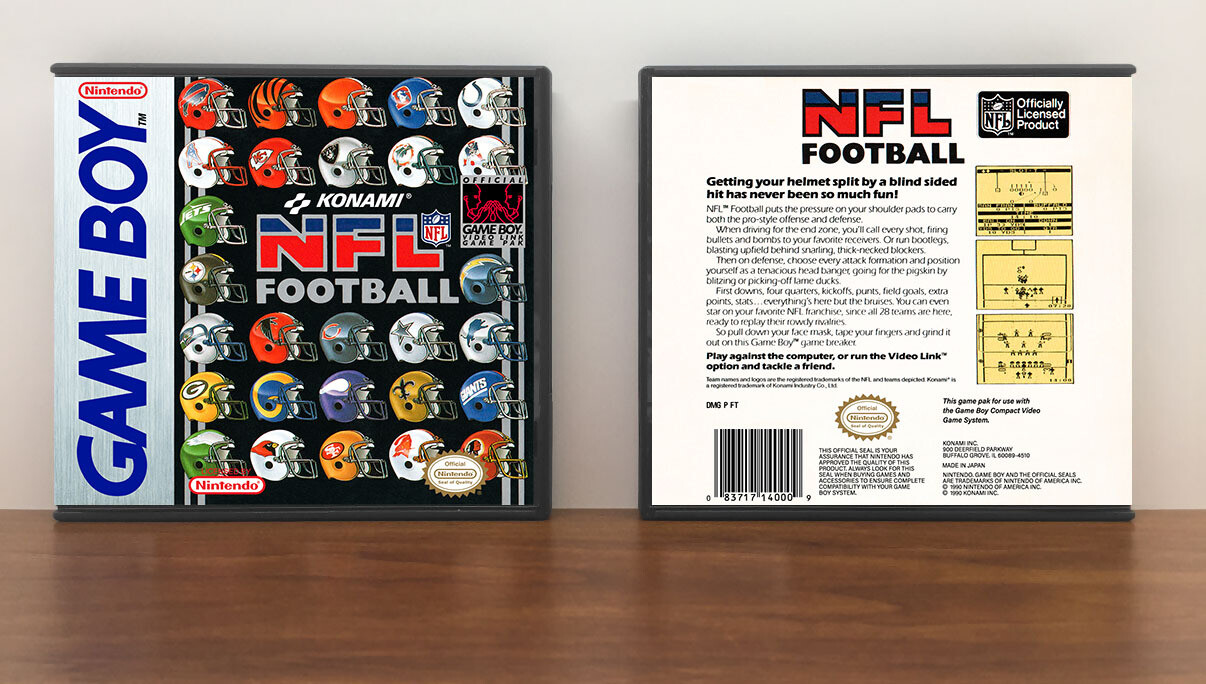 NFL Football, Artwork Spine Color: Chrome