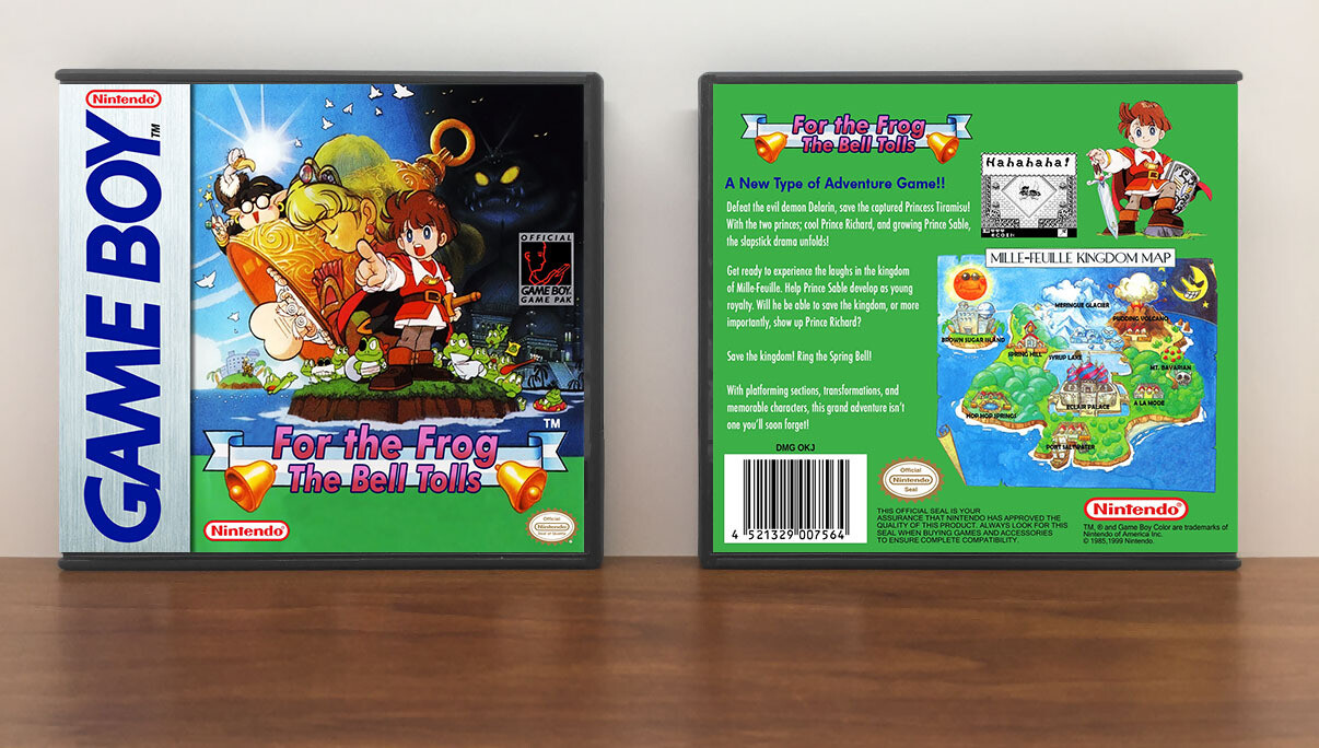 For the Frog the Bell Tolls, Artwork Spine Color: Chrome