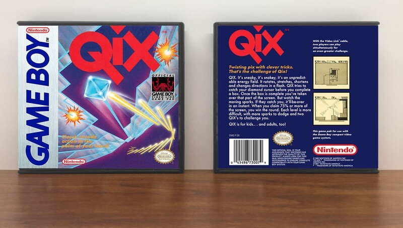 Qix, Artwork Spine Color: Chrome