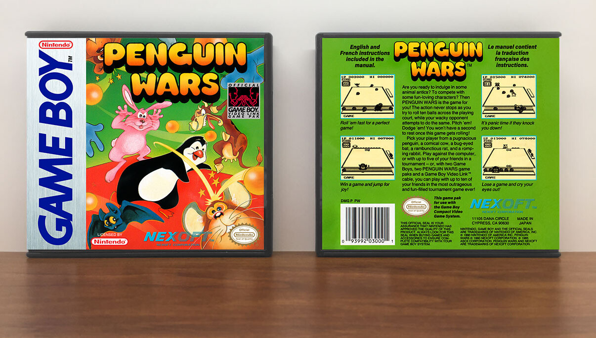 Penguin Wars, Artwork Spine Color: Chrome