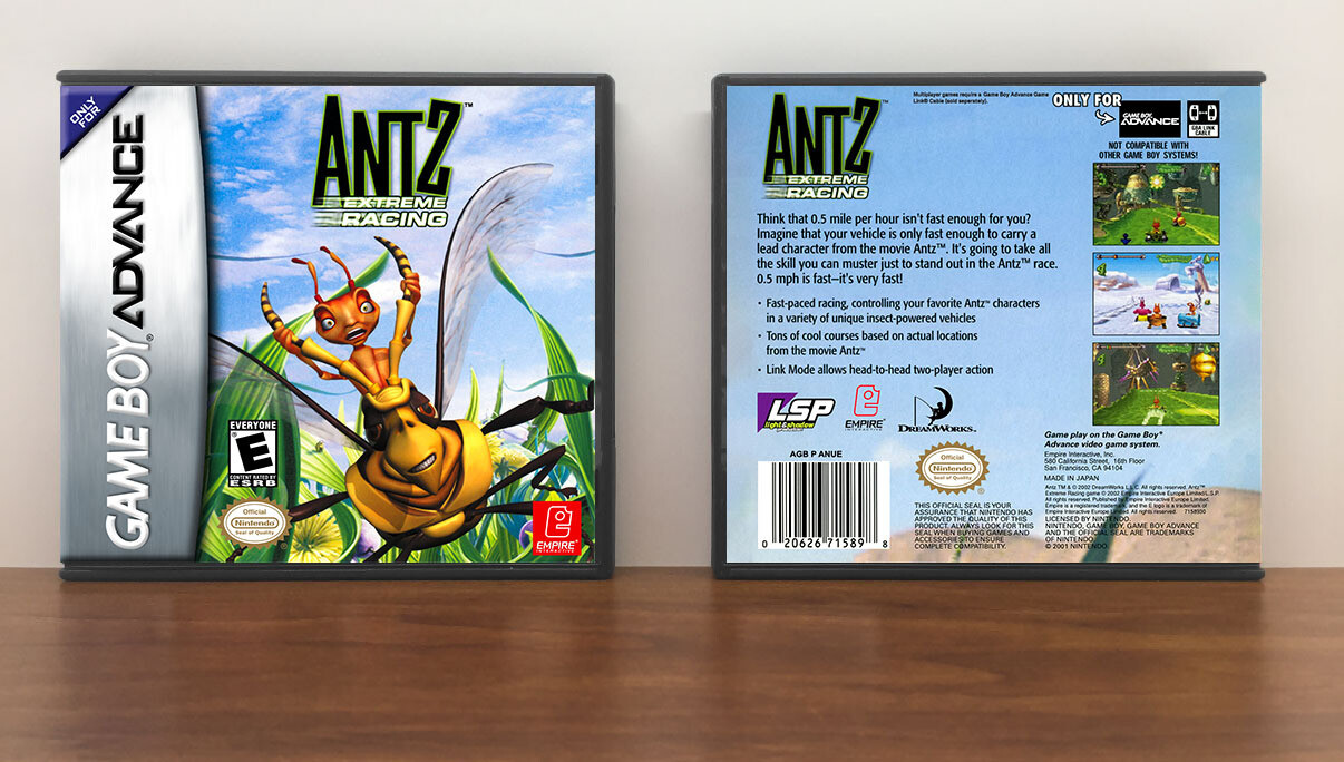 Antz Extreme Racing, Artwork Spine Color: Chrome