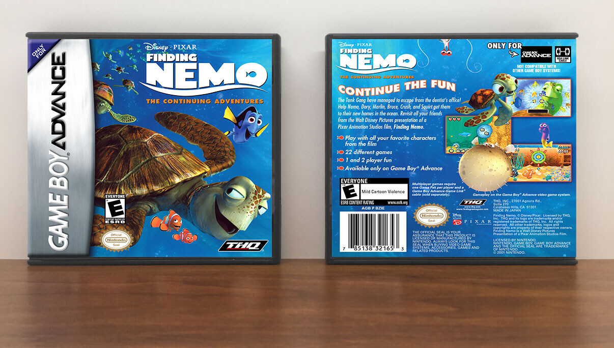 Finding Nemo: The Continuing Adventure, Artwork Spine Color: Chrome