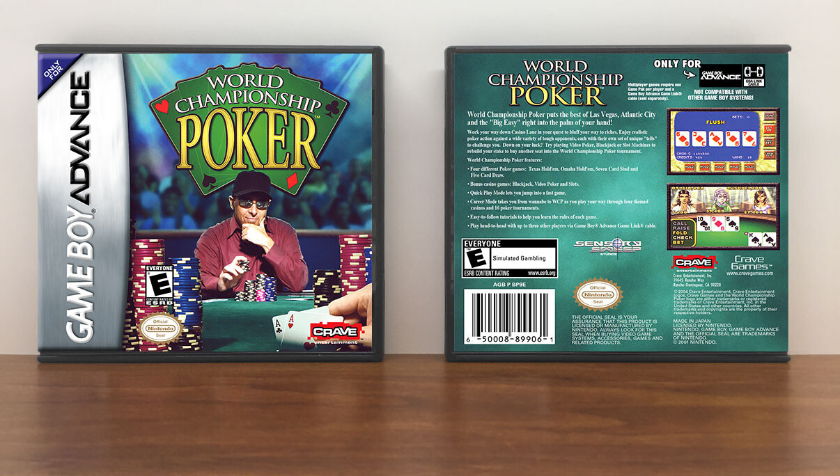 World Championship Poker, Artwork Spine Color: Chrome