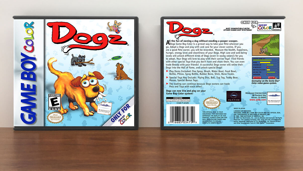 Dogz, Artwork Spine Color: Chrome