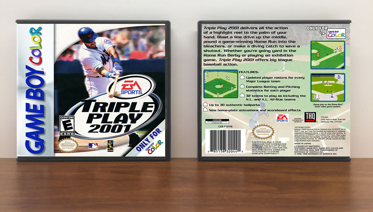 Triple Play 2001, Artwork Spine Color: Chrome