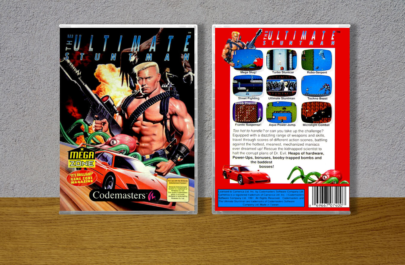 Ultimate Stuntman, The, Case Color: CLEAR (Transparent)