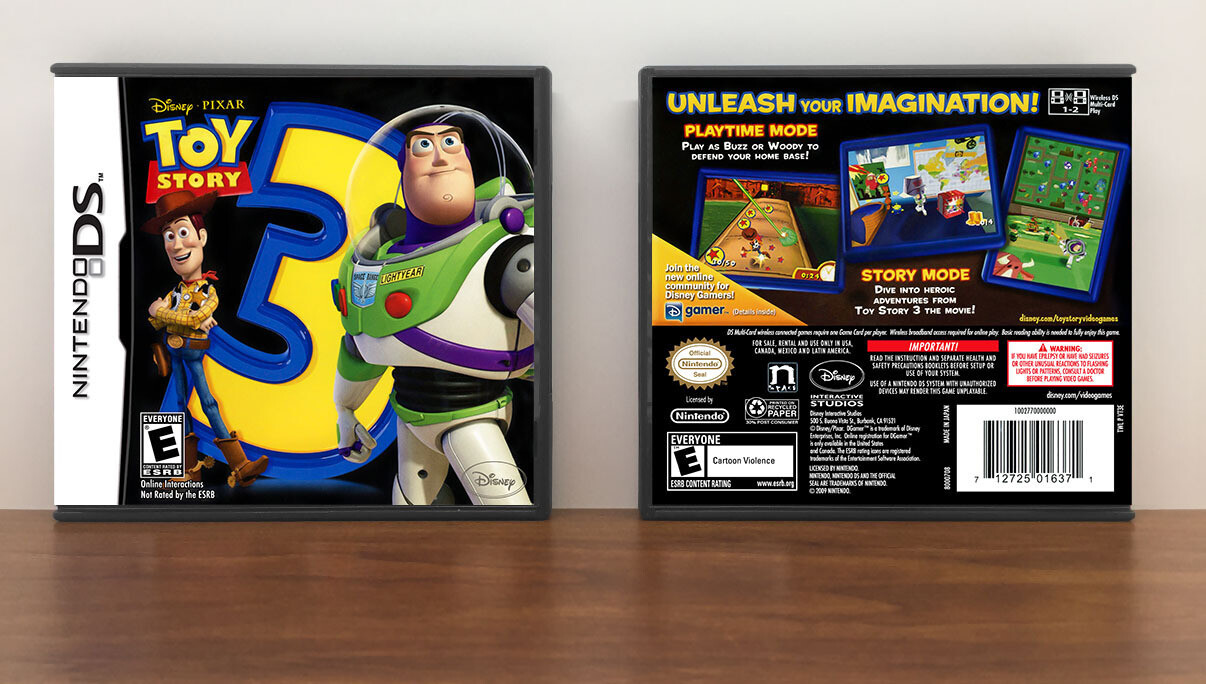 Disney/Pixar's Toy Story 3: The Video Game, Case Color: DARK GREY (OEM DS CASE COLOR)
