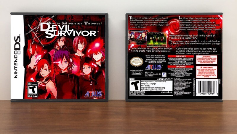 Shin Megami Tensei: Devil Survivor, Case Color: DARK GREY (OEM DS CASE COLOR)