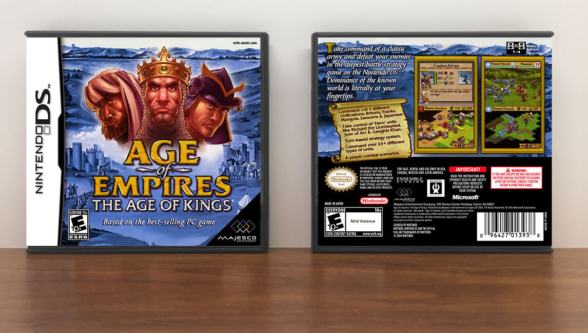 Age of Empires: The Age of Kings, Case Color: DARK GREY (OEM DS CASE COLOR)