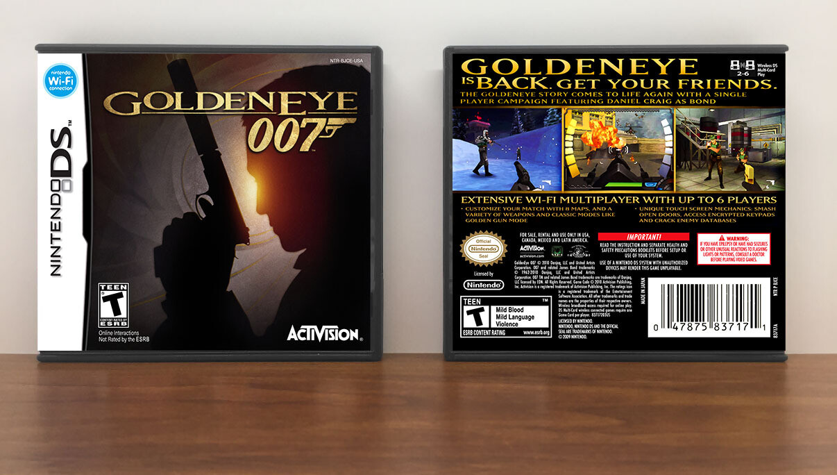 GoldenEye 007, Case Color: DARK GREY (OEM DS CASE COLOR)