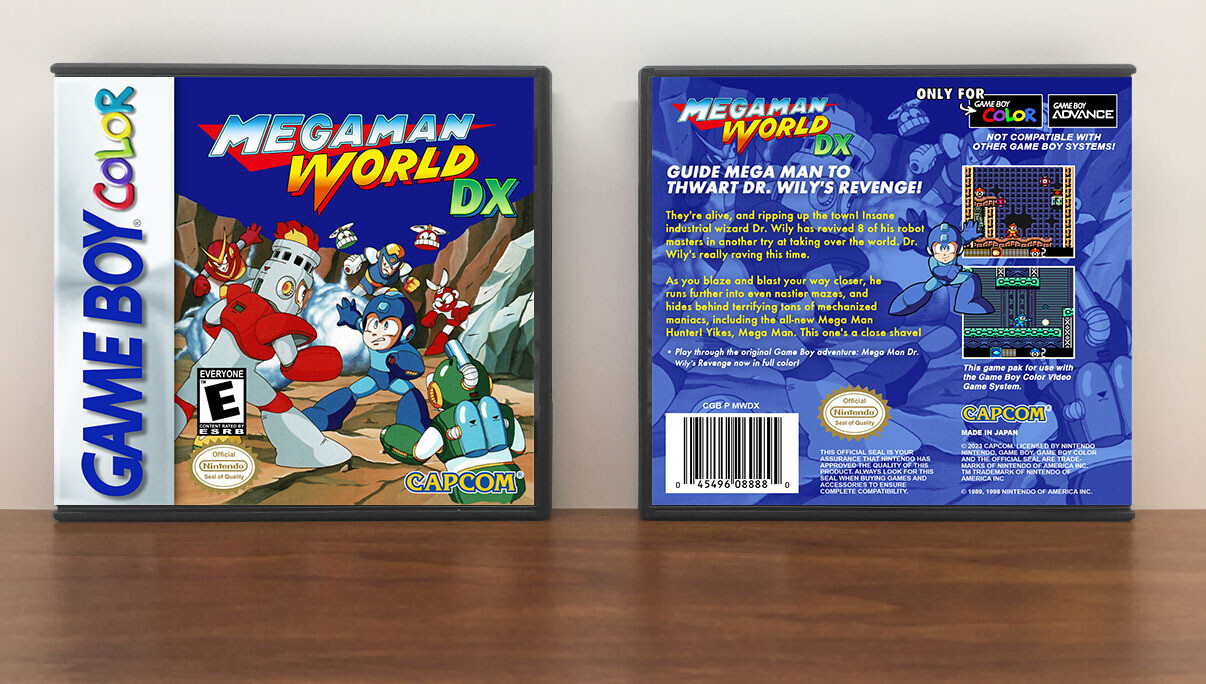 Mega Man World DX, Artwork Spine Color: Chrome