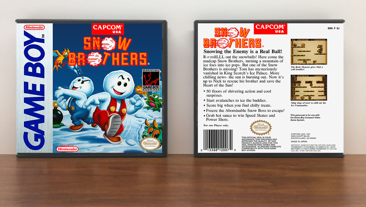 Snow Brothers, Artwork Spine Color: Chrome