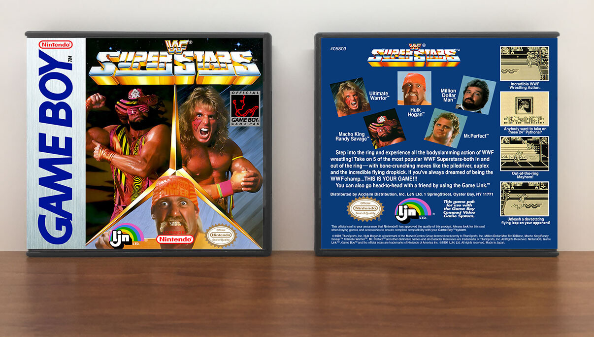 WWF Superstars, Artwork Spine Color: Chrome