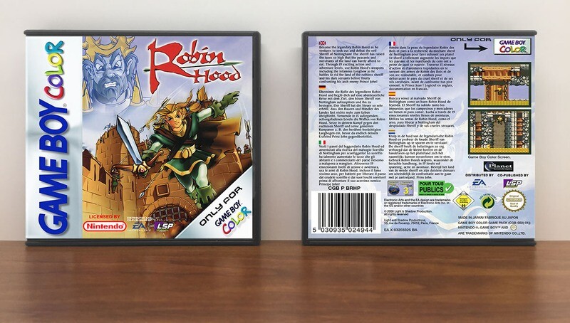 Robin Hood (PAL), Artwork Spine Color: Chrome