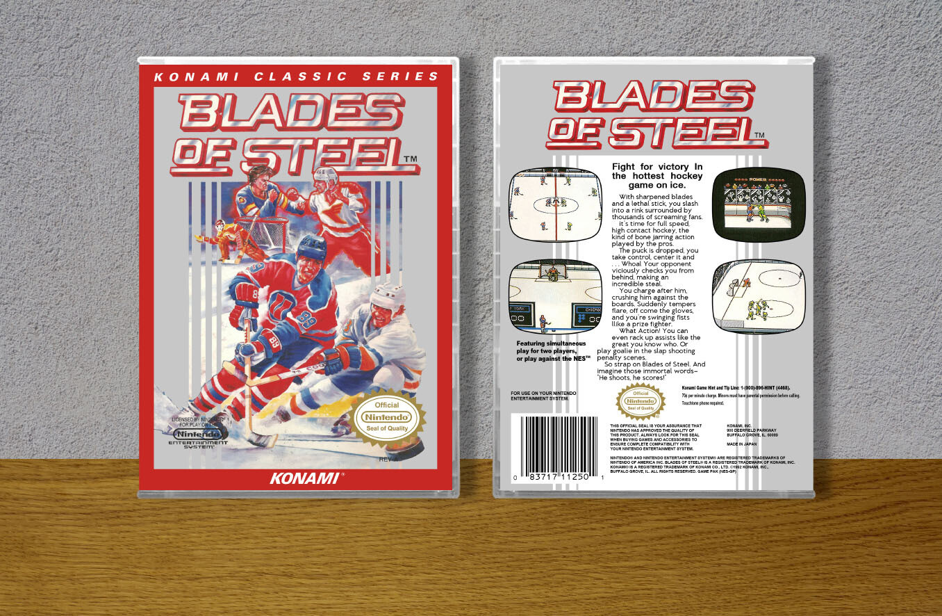 Blades of Steel (Red Label), Case Color: CLEAR (Transparent)