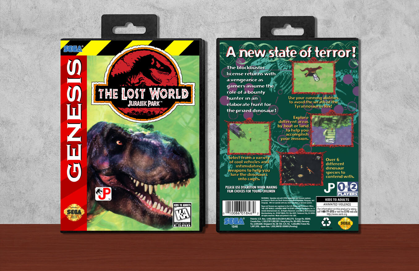 Lost World: Jurassic Park, The, Case Color: Black