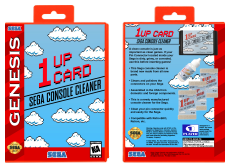 1UP Card - Sega Console Cleaner