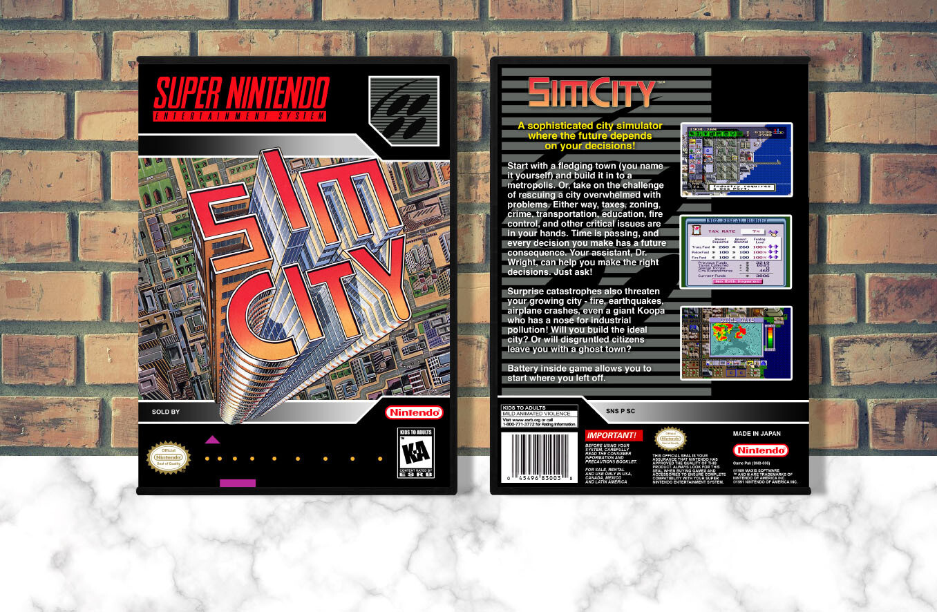 SimCity, Case Color: DARK GREY (OEM DS CASE COLOR)