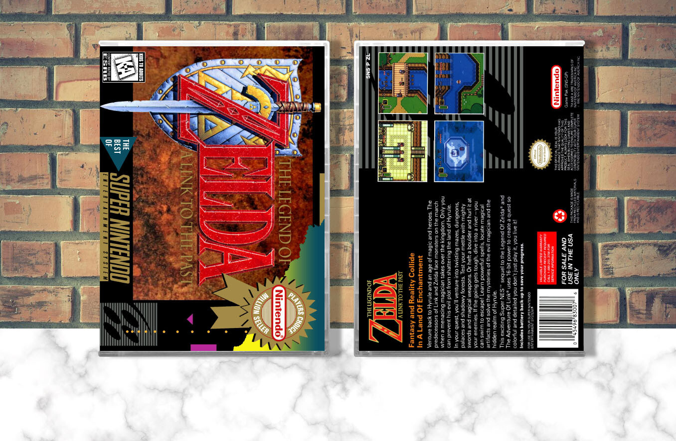 Legend of Zelda, The: A Link to the Past (PC), Case Color: CLEAR (Transparent)