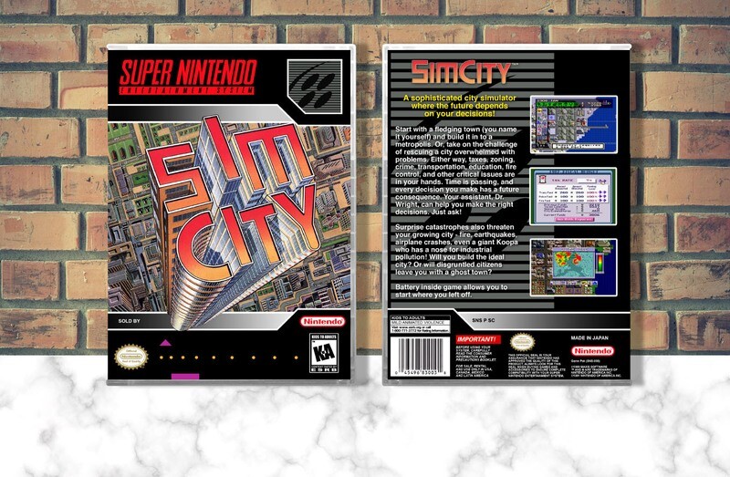 SimCity, Case Color: CLEAR (Transparent)