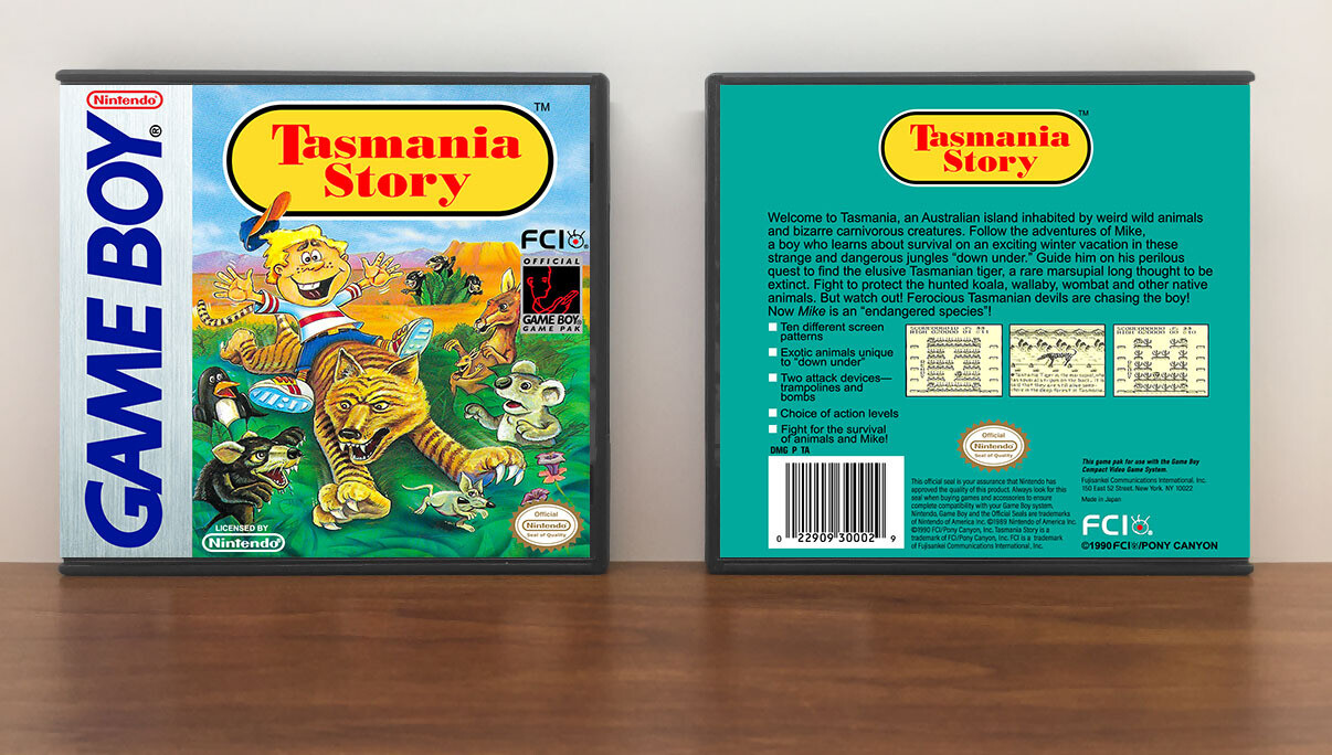Tasmania Story, Artwork Spine Color: Chrome
