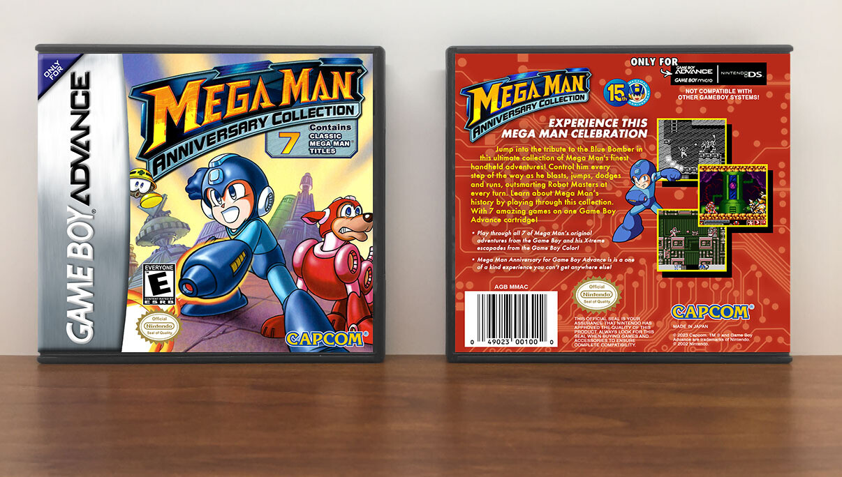 Mega Man Anniversary Collection, Artwork Spine Color: Chrome