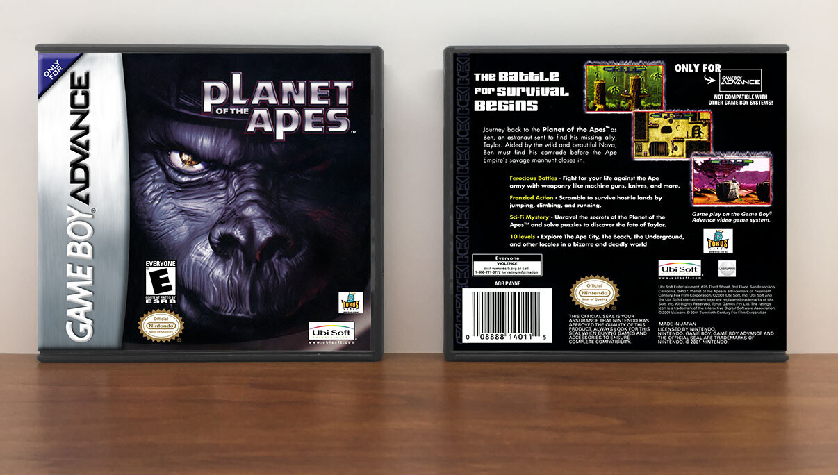 Planet of the Apes, Artwork Spine Color: Chrome