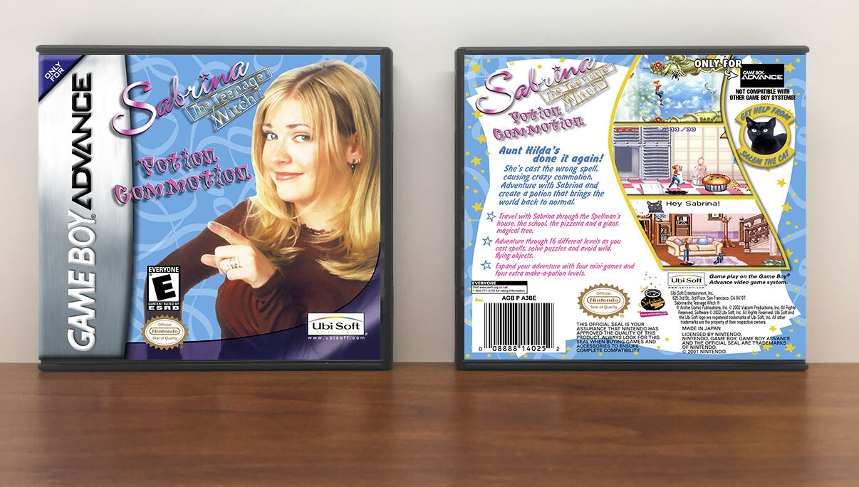 Sabrina The Teenage Witch: Potion Commotion, Artwork Spine Color: Chrome