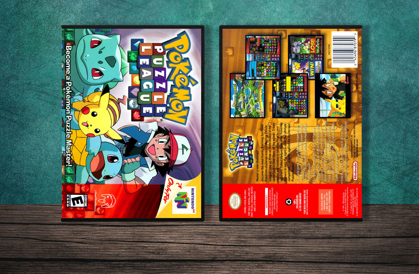 Pokemon Puzzle League, Case Color: DARK GREY (OEM DS CASE COLOR)