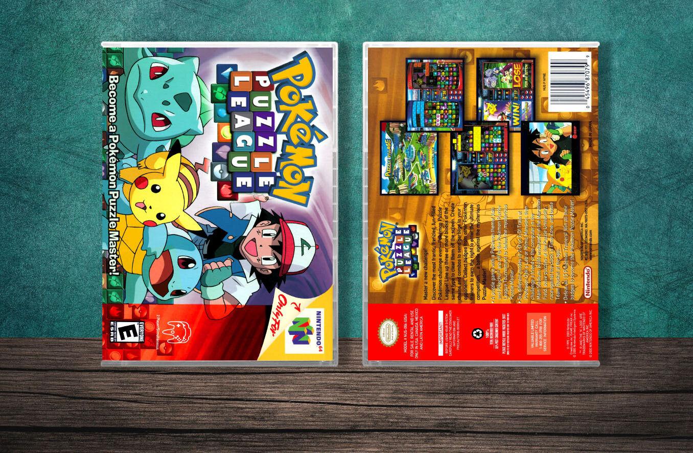 Pokemon Puzzle League, Case Color: CLEAR (Transparent)