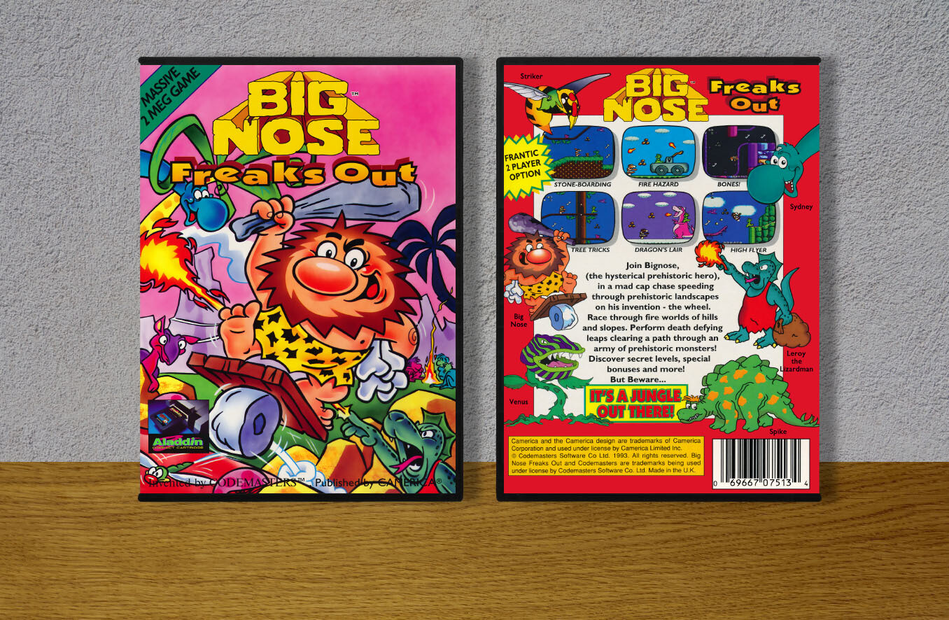 Big Nose Freaks Out (Aladdin), Case Color: DARK GREY (OEM DS CASE COLOR)