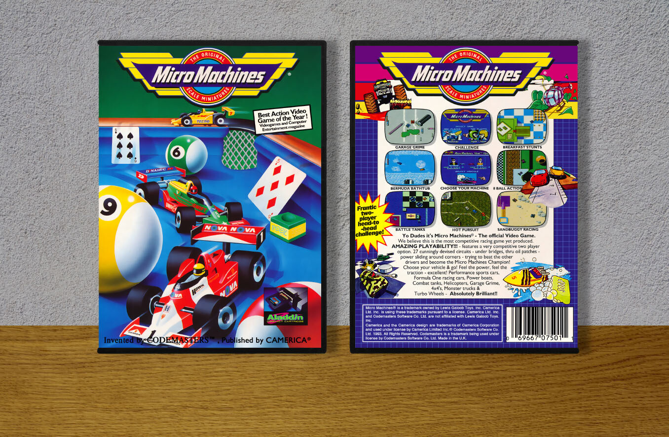 Micro Machines (Aladdin), Case Color: DARK GREY (OEM DS CASE COLOR)