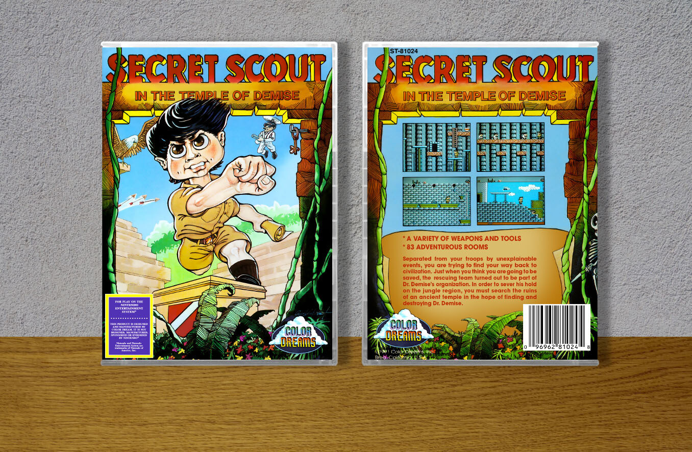 Secret Scout in the Temple of Demise, Case Color: CLEAR (Transparent)