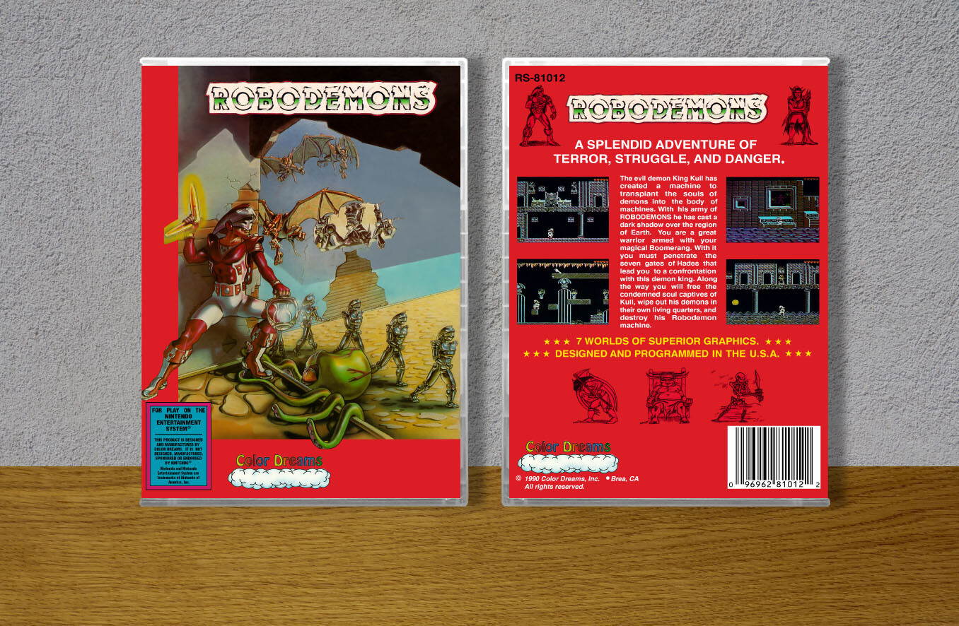 Robodemons, Case Color: CLEAR (Transparent)