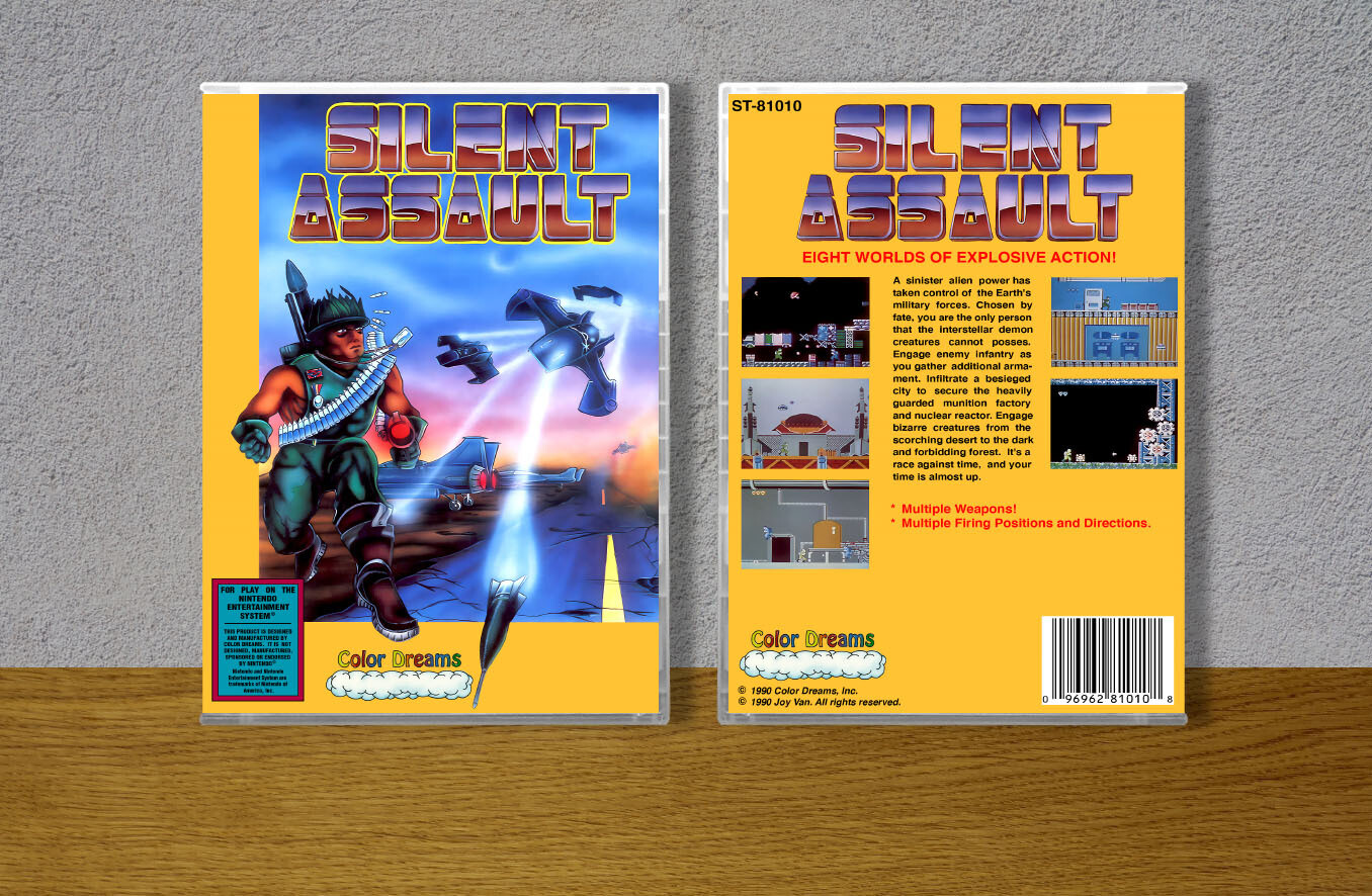 Silent Assault, Case Color: CLEAR (Transparent)