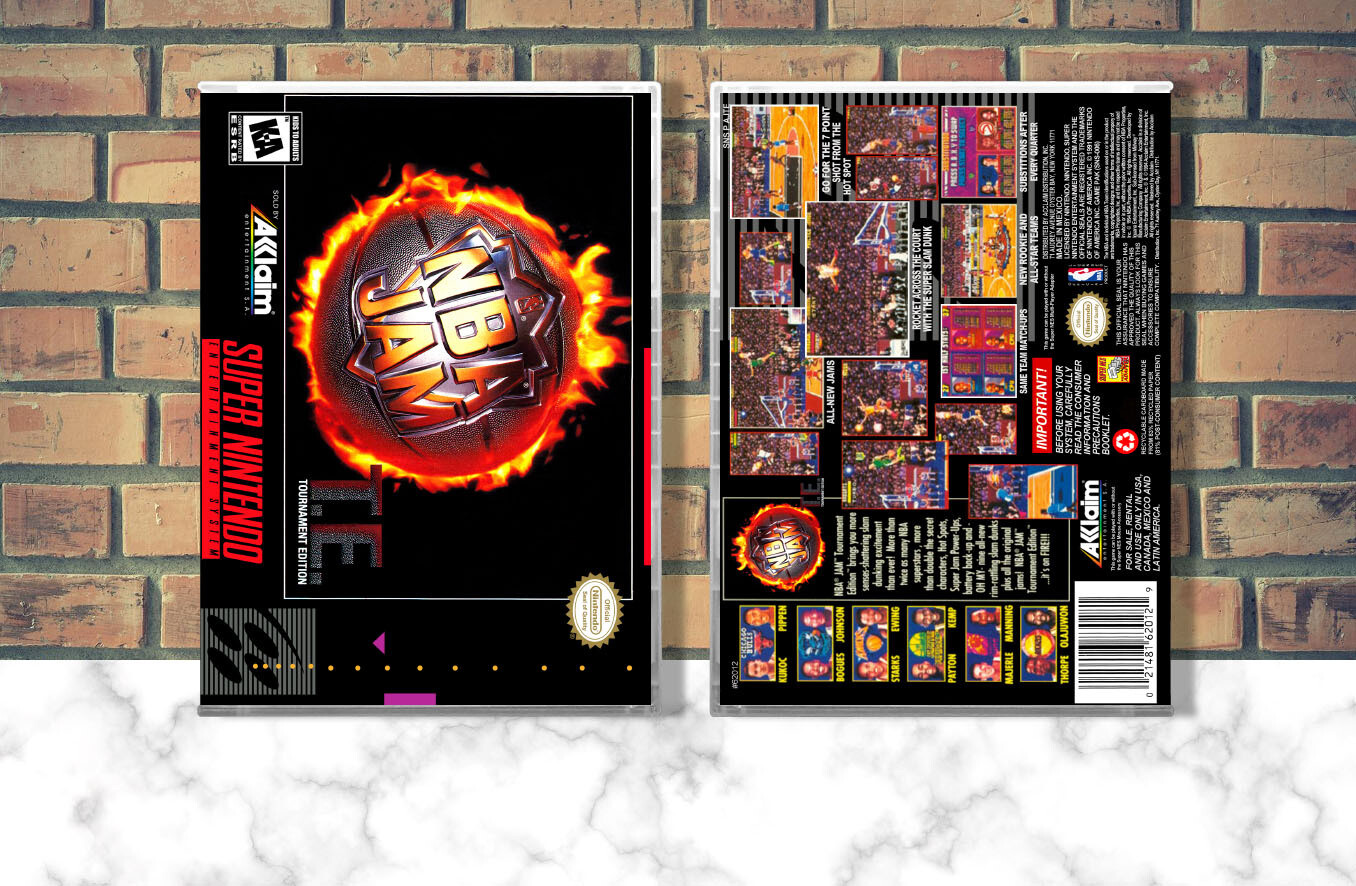 NBA Jam Tournament Edition, Case Color: CLEAR (Transparent)