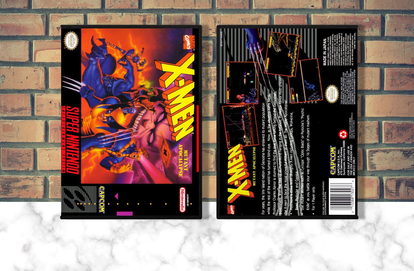 X-Men: Mutant Apocalypse, Case Color: DARK GREY (OEM DS CASE COLOR)