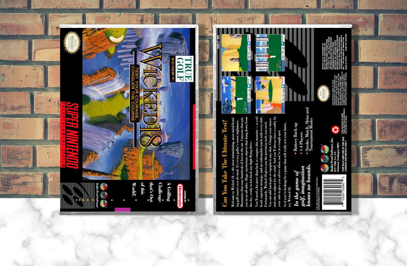 True Golf Classics: Wicked 18, Case Color: CLEAR (Transparent)