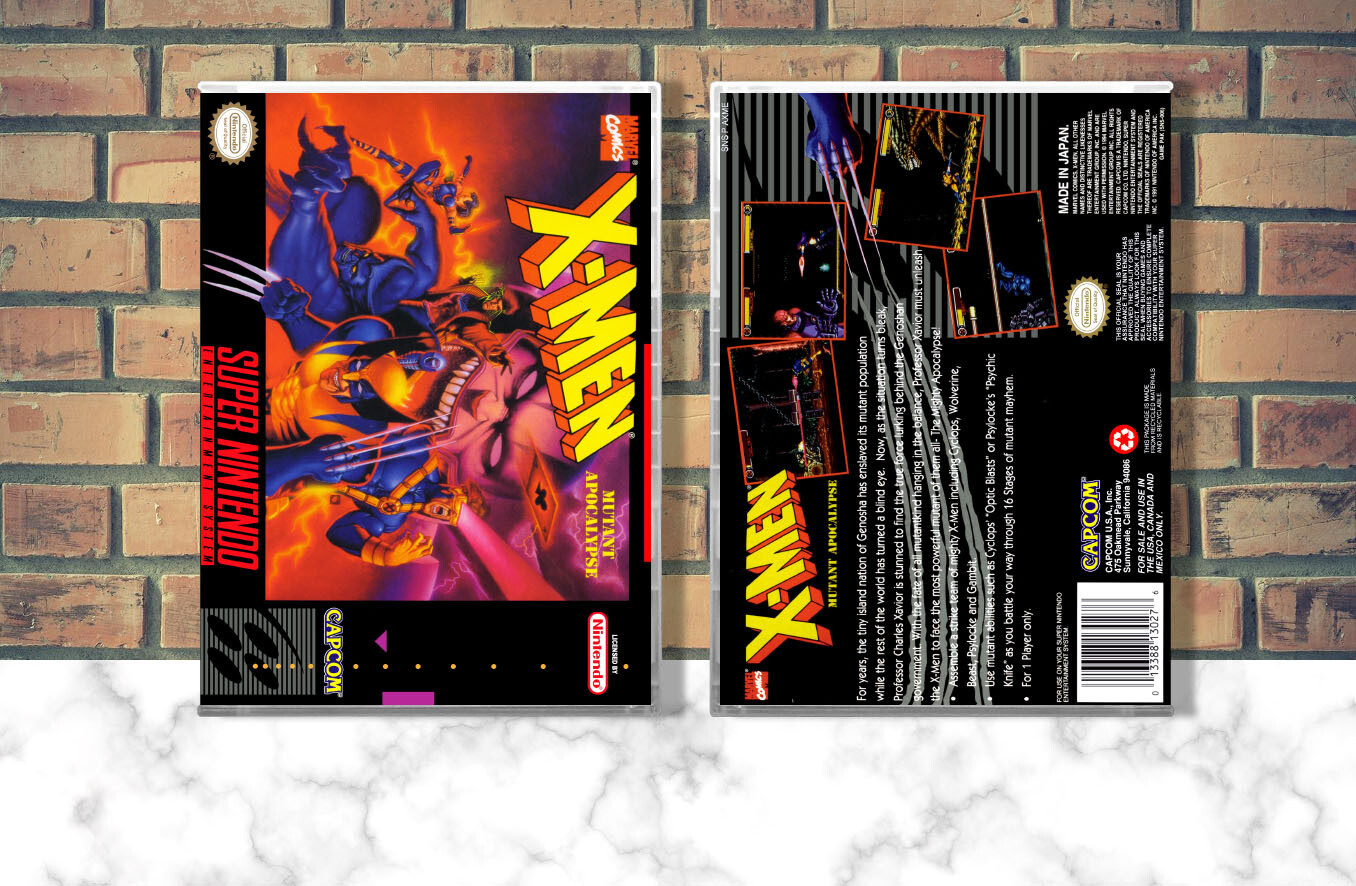 X-Men: Mutant Apocalypse, Case Color: CLEAR (Transparent)