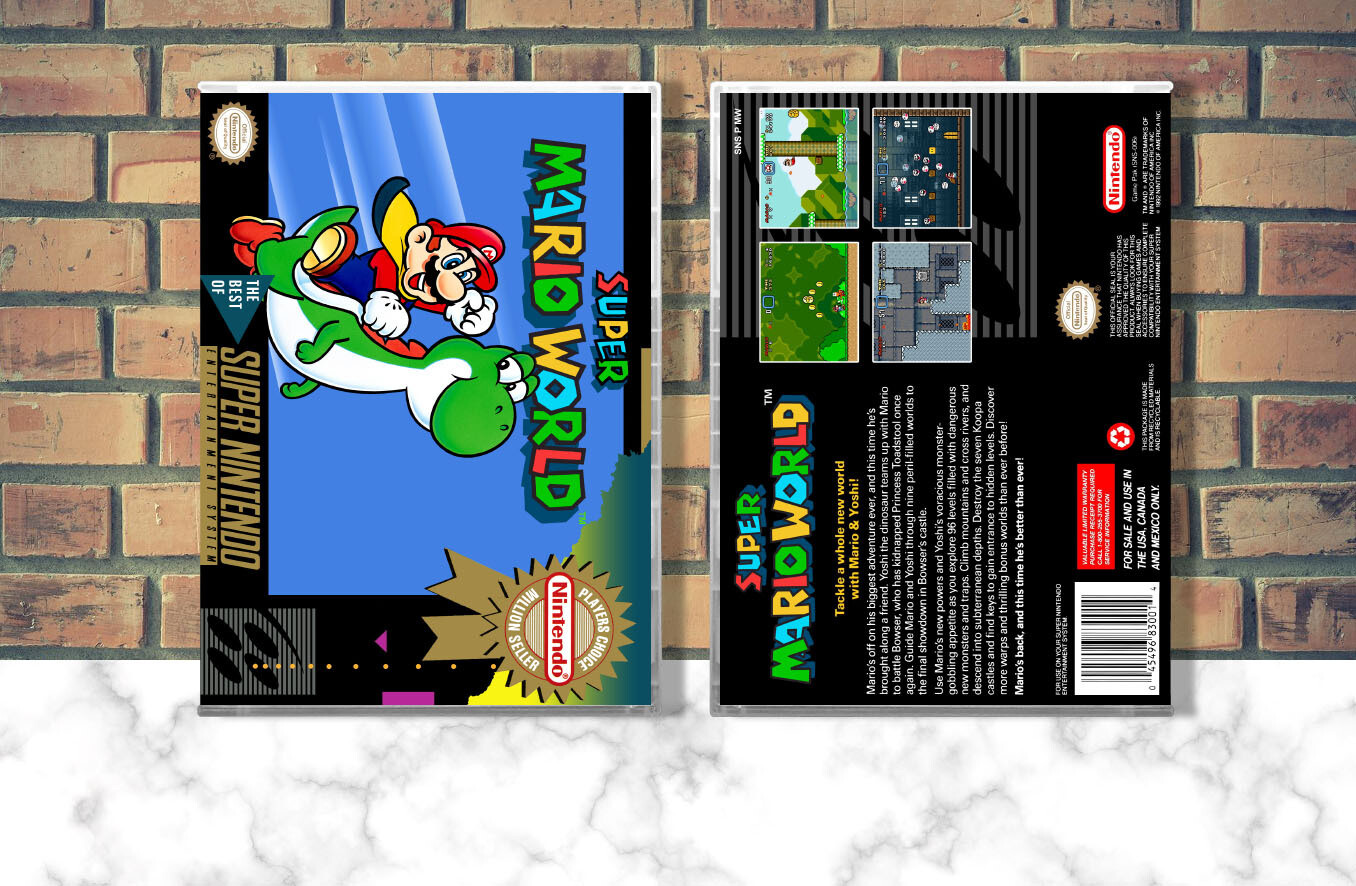 Super Mario World (PC), Case Color: CLEAR (Transparent)