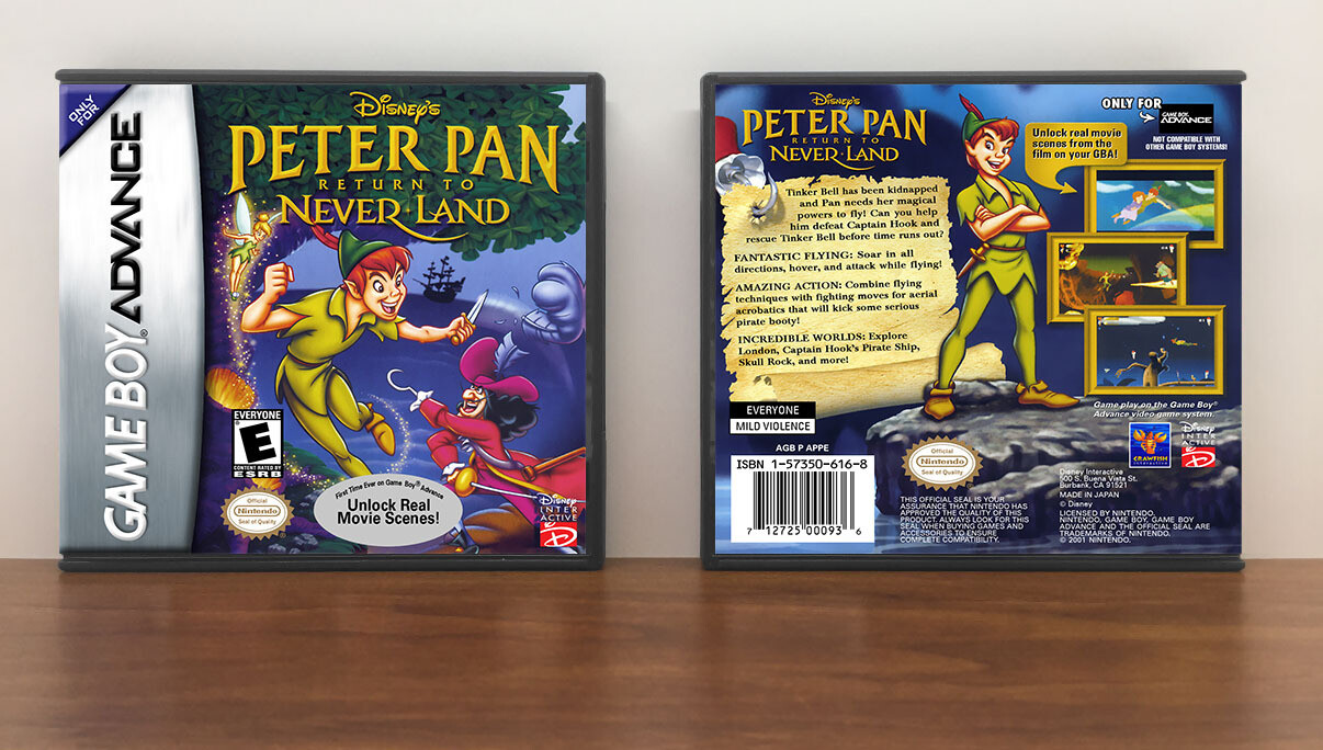 Disney's Peter Pan: Return to Neverland, Artwork Spine Color: Chrome