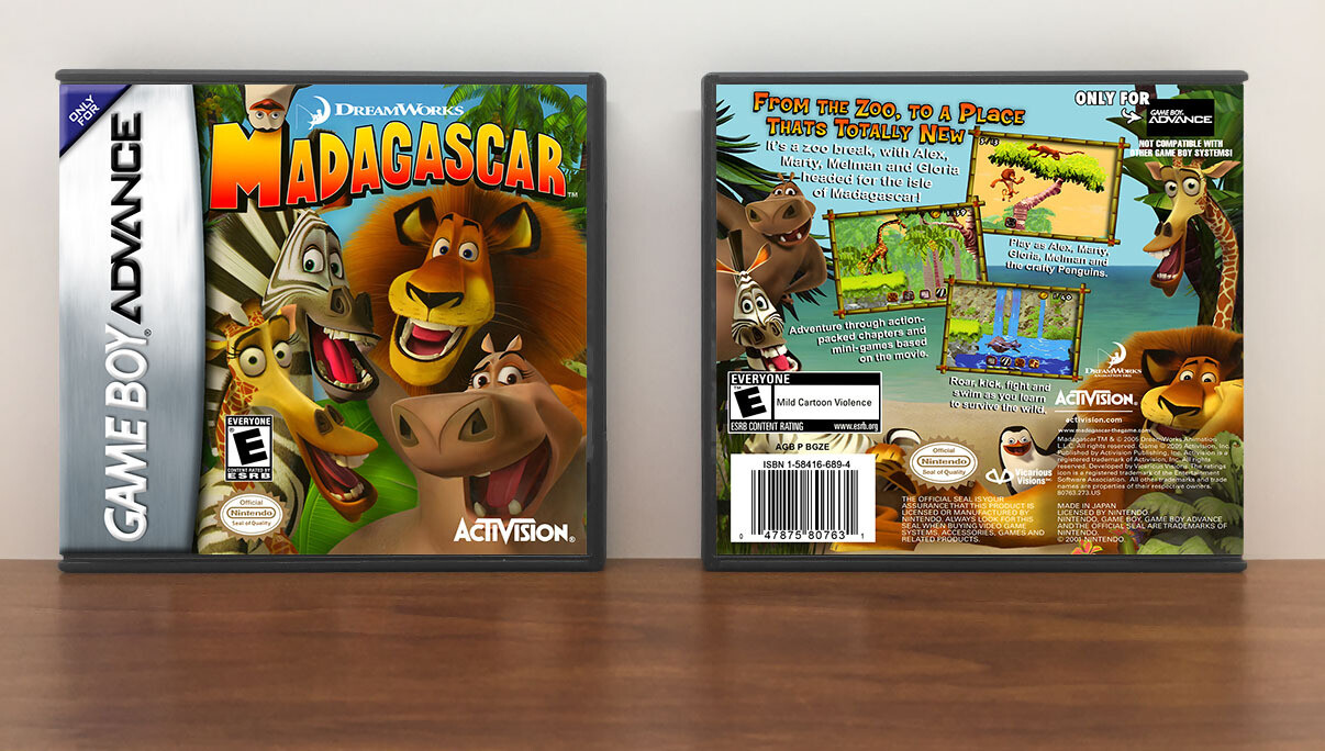Madagascar, Artwork Spine Color: Chrome